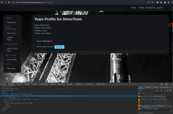 Black Bag challenge screenshot