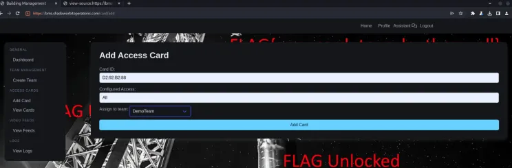 Black Bag challenge screenshot