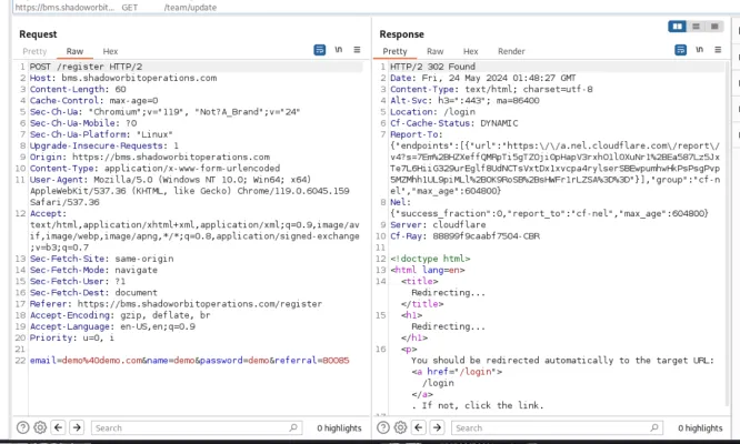 Black Bag challenge screenshot