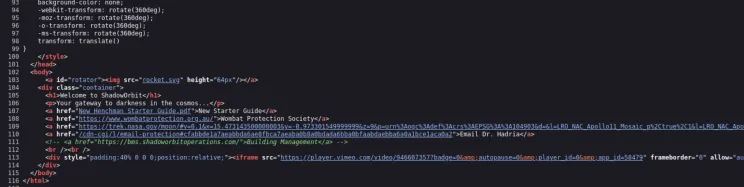 Black Bag challenge screenshot