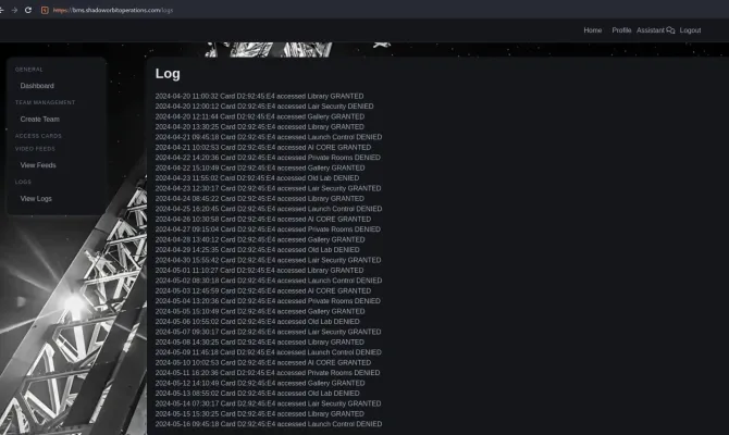 Black Bag challenge screenshot